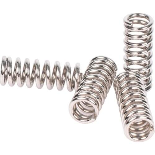 10Pcs/lot 3D Printer Parts Spring Nickel Plated Extruder Strong Springs 3D Printer Accessories Inner diameter 5mm, Height 20mm