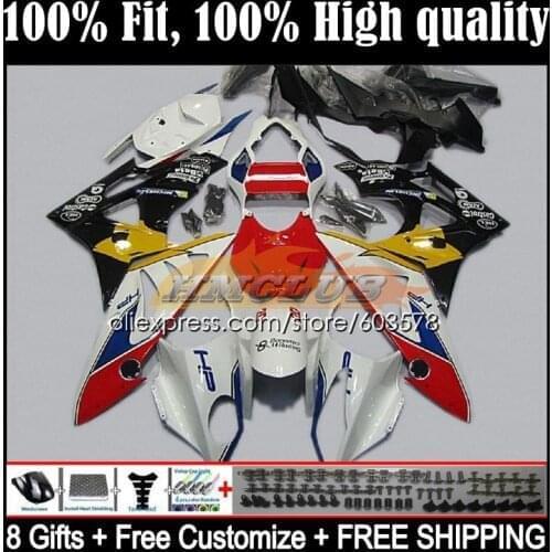 Injection For BMW S1000RR 2009 2010 2011 2012 2013 2014 44CL.7 S 1000 RR 1000RR S1000 RR 09 10 11 12 13 14 Fairing Red yellow