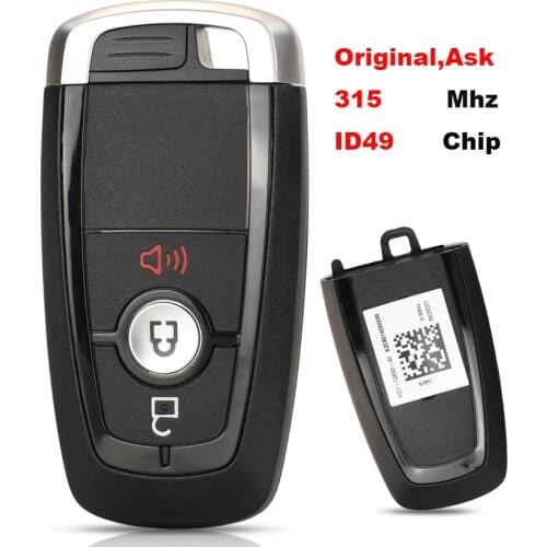 Jingyuqin ASK M3NA2C93142300/M3NA2C931423 315Mhz ID49 Chip Remote Smart key For Ford Fusion Explorer Edge Mustang 2017 2018