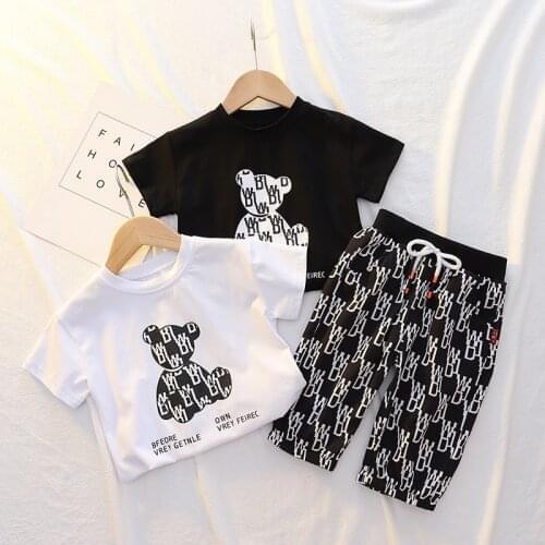 Infant Clothes Sets Baby Suit 2021 Summer Childrens Wear Boys Girls Casual Cotton Shirt+Pants 2pc Outfit Toddler Outfits