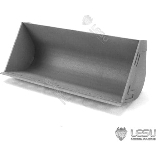 LESU 1/14 Metal Bucket for RC Aoue LT5 LT5H Hydraulic Skid Steer Loader Bobcat TH19132-SMT3