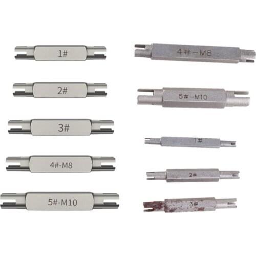 Multi-size Hexagonal Double-end Screw Tap Extractor Steel Broken Head Tap Remove