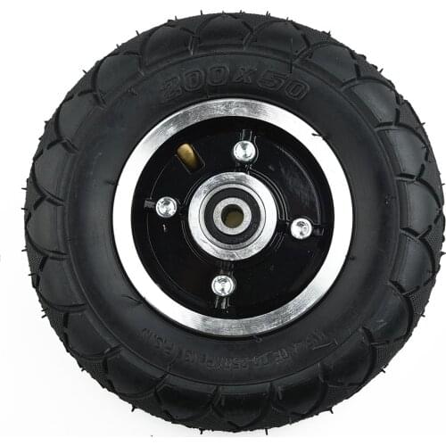 Electric Scooter Tyre Tire Inner Tube Set Pneumatic 8 Inch W/ Wheel Hub Bearing Inner And Outer Tire Suit Electric Scooters