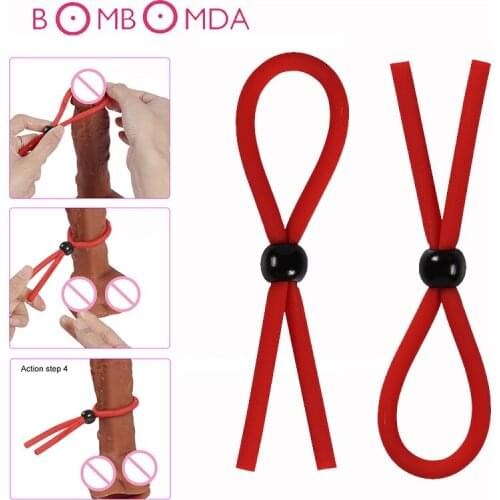 Adjustable Male Penis Extender Cock Ring Delay Ejaculation Erection Lasting Penis Ring Adult Product Sex Toy For Men Masturbator