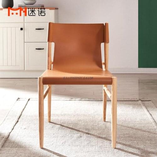 Nordic Light Luxury Creative Solid Wood Dining Chair