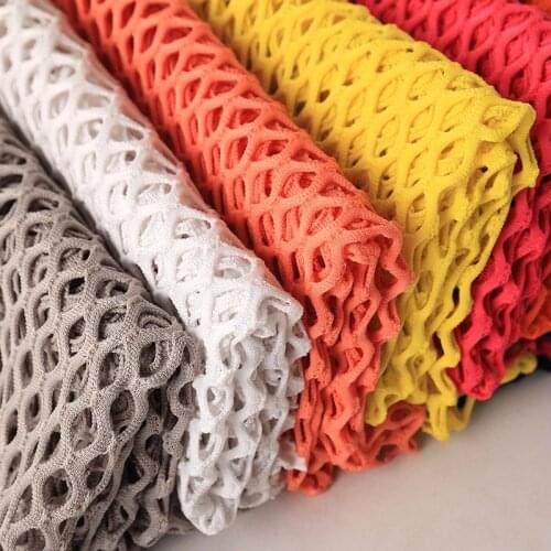 Fish net Mesh Cloth Fabric Large Mesh Lace Clothing Fabric Dress Hollow Lace Lining Stockings DIY Craft