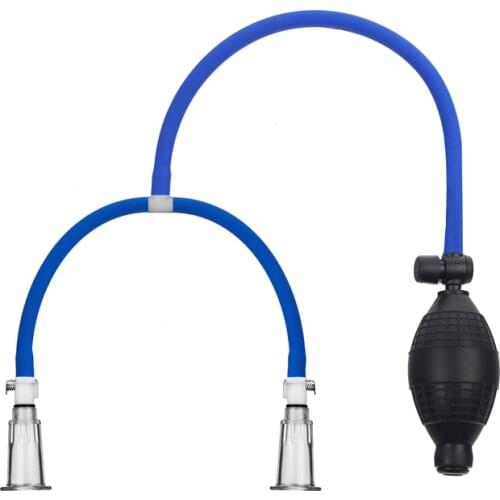 Vacuum Pump Sucker Acrylic Nipple Cylinders Vacuum Valve Nipple Sucking Pump Set Nipples Stiumulator Sex Toys for Woman