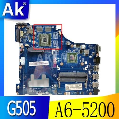 VAWGA/GB LA-9911P Motherboard For Lenovo G505 Motherboard A6-5200 CPU HD8570M/R5 M230 2G original tested 100% work