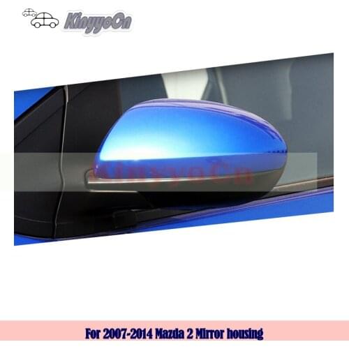 Kinyyocn For Mazda 2 2007 08 09 10 11 12 13 2014 External mirror Rearview Mirror side mirror Assembly