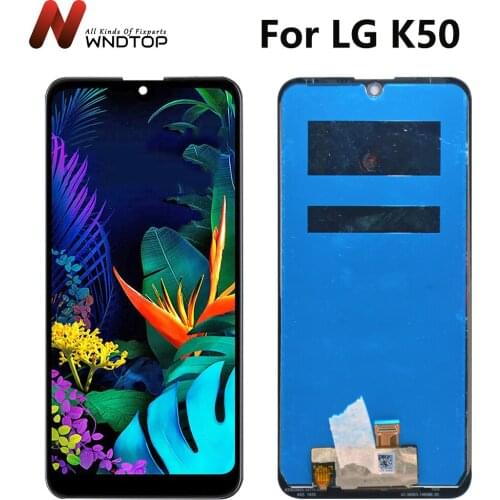 100% Test For LG K50 LCD Display Touch Screen Sensor Panel Digiziter Assembly New For LG K50 LMX520BMW, LMX520EMW ,LM-X520 LCD