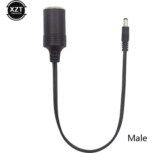 10A MAX DC 5.5x2.1mm Male Female to Car Cigarette Lighter Female Socket Power Supply Charger Adapter Cable Wire 40cm