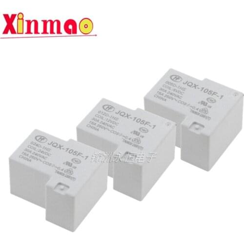 1PCS HF- JQX-105F-1- 005D 012D 024D-1HS 5V/12V/24V30A 4-pin relay