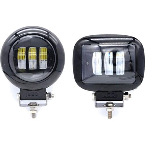 5 Inch 6D Lens Round Square Led Work Light 12V For Car 4WD ATV SUV UTV Trucks 4x4 Offroad Motorcycle Auto Working Driving Lights