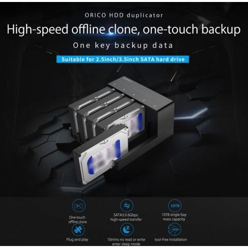 6558US3-C 3.5 Inches 5 Bay High Speed Usb 3.0 HDD Docking Station Tool Free USB 3.0 To SATA Hard Drive Enclosure Case Adapter