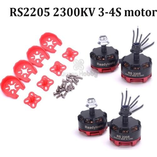 RS2205 2205 2300KV CW/CCW Brushless Motor 3-4S for QAV210 QAV250 H250 QAV-R RC FPV Quadcopter Racing Drone