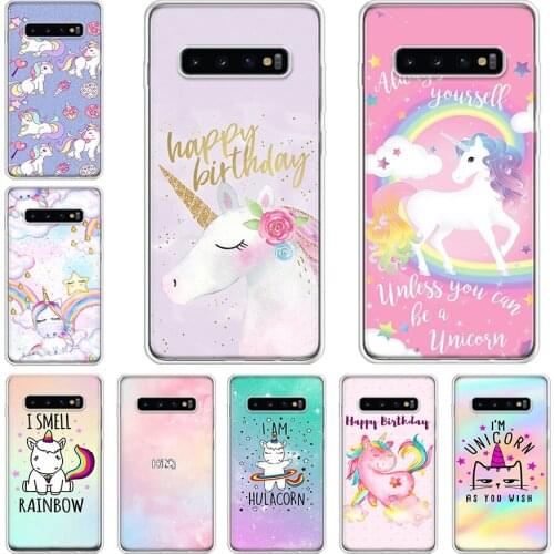 Hippo Unicorn Horse Phone Case For Samsung Galaxy A71 A70 A51 A50 A41 A40 A30 A21 A10 A01 A90 A20S A20E A10S M30S A6 A7 A8 A9Plu