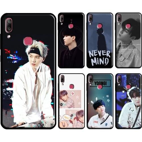 Suga Min Yoongi Kpop For Huawei Y3 Y5 Y6 Y7 2017 2018 Y9 Prime 2019 Y7A Y6P Y5P 2020 Nova 5T 2i 3i Phone Case