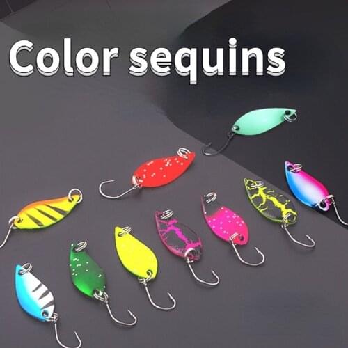 Color Horse Mouth Sequins Stream Baitiao Road Sub-bait New Melon Seed Sequins Set Fake Bait