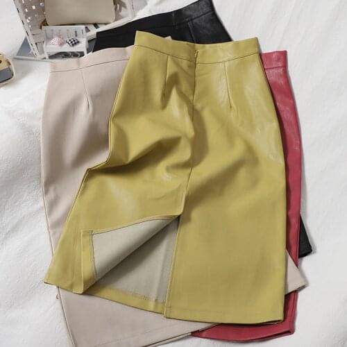 Heliar Women's Leather Skirts