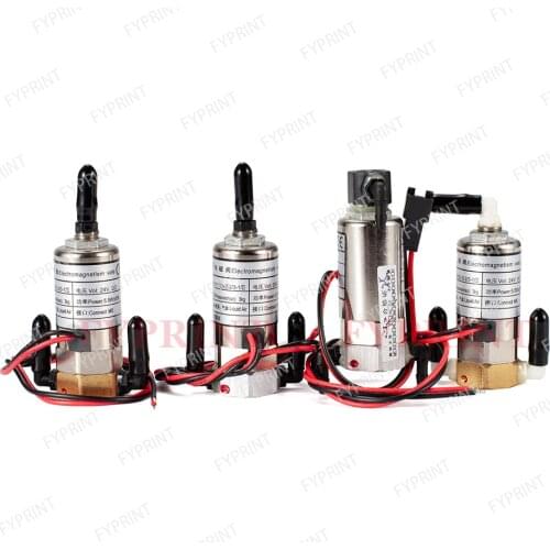 JYY Vale 24V DC 5.5W For Human Phaeton Challenger Infiniti Galaxy Solvent Inkjet Printer Spare Parts Electromagnetism Vale 3 Way