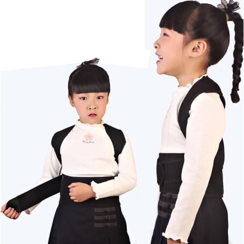 Alloy Bone Shoulder Posture Corrector Spine Humpback Belt Upper Back Brace Support Corset For Kid Children Girl Boy Student