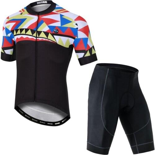 YOCENE Hot Selling Breathable Soft Motorbike Sports Wear High Elasticity Printing Cycling Set Unique Men Bike Clothes