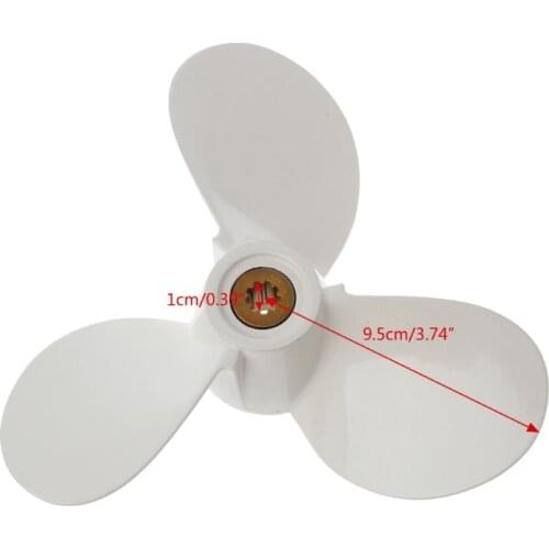 7 1/2x8 BA Marine Boat Engine Prop Propeller Blade Parts For Yamaha Outboard 4hp 5hp Engine 964B