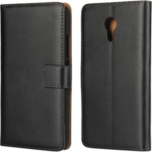 Newest Genuine Leather Wallet Flip Cover Phone Case for Meizu M3 Note with Card Slot Holder Drop Shipping