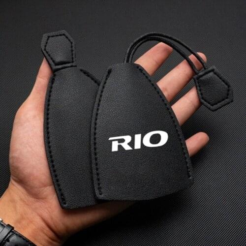 New Creative Cartoon Leather Key Wallets Lovely Key Chains Cover PU Leather Pull-out Type Car Key Bag For KIA RIO 2 3 4 5 Xline