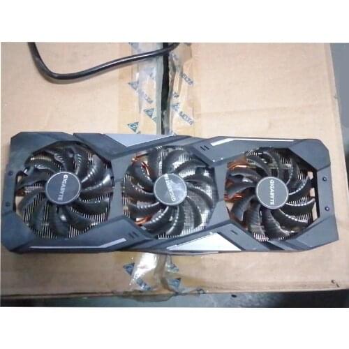 Used Gigabyte original cooling fan for Gigabyte GTX 1660 Super Geforce GTX 1660 Super Gaming OC 6G radiator replacement