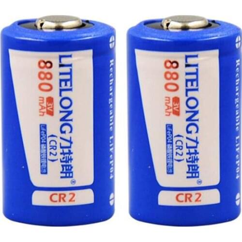 Original high power 880mah Cr2 3V LiFePO4 rechargeable lithium battery rangefinder camera battery