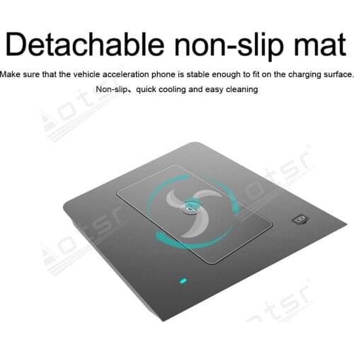 QI Wireless Quickly Fast Charge Special On-Board Phone Panel Android For Volkswagen VW Bora 2019 Car Non-slip QI Car Accessories