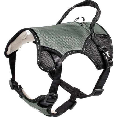 Big dog pet harness dog hand holding rope vest-style explosion-proof reflective dog rope pet supplies