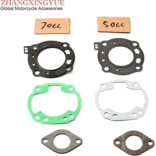 Scooter 50cc 70cc Cylinder Gasket Set Top End for Suzuki Katana Zillion 50 LC 2-Stroke