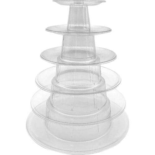 6 Tiers Cupcake Display Rack Holder Macarons Cake Display Tower Stand Birthday Party Wedding Decoration Tools