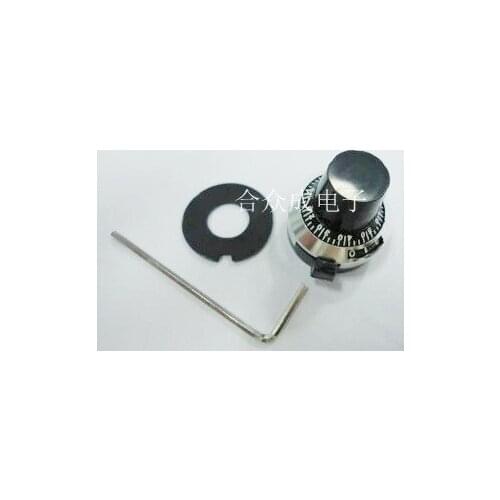 [VK] Multi-turn dial knob aperture 4mm WXD3-13 knob with switch knob switch knob switch