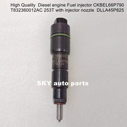High Quality Diesel engine Fuel injector CKBEL66P790 T832360012AC 253T with injector nozzle DLLA45P825 (4PCS)