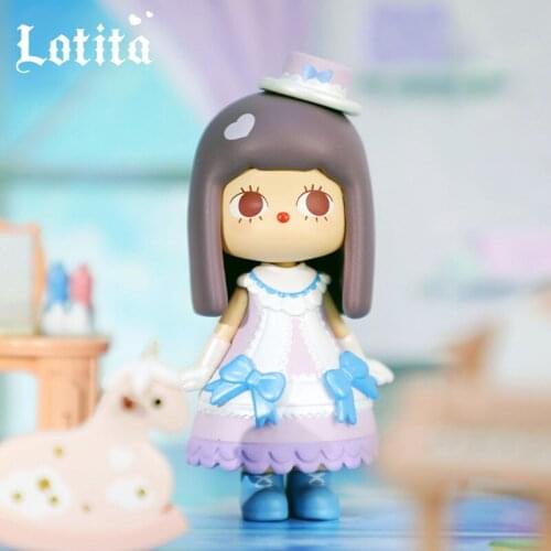 Blind Box Toys BOBBI Lolita Cute Doll Anime Figures Model Desktop Decor Tide Handmade Popular Girl Birthday Gift Decoration
