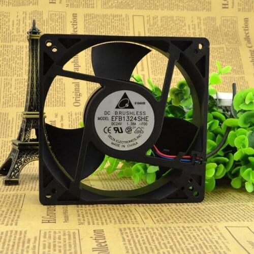 1pc EFB1324SHE 24V 1.38A Inverter cooling fan 127*127*38mm