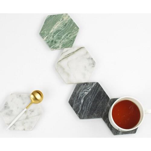 1 Piece Nordic Natural Marble Storage Tray Chic Cup Mat Fruit Cake Dessert Plate Ring Earring Jewelry Display Tray Desk Coaster