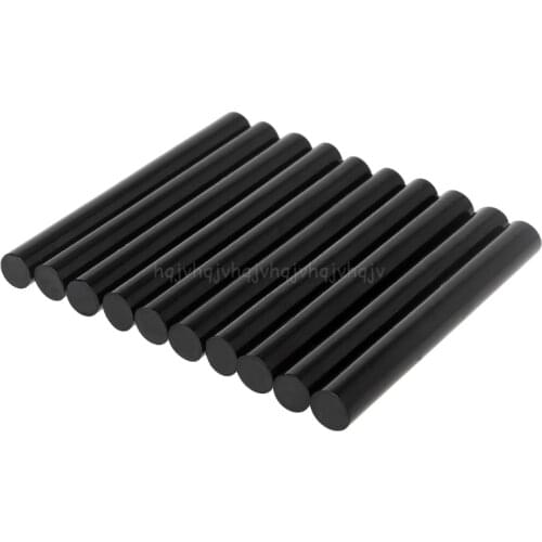 10pcs Hot Melt Glue Stick Black High Adhesive 11mm For DIY Craft Toy Repair Tool N22 19 Dropship