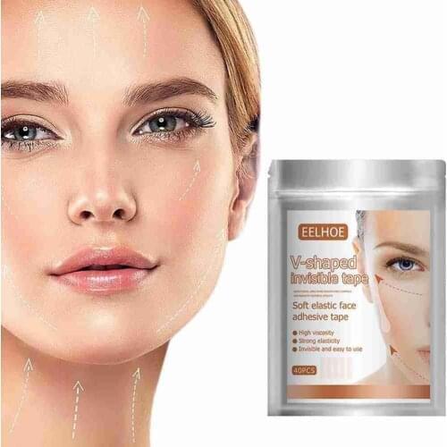 40PCS/Box Lifting Tightening Patch Invisible Face-lifting Sticker Tape Makeup Lifting Tool Care