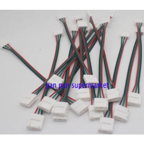 5pcs 10mm 3pin led connector for single color led strip ws2811 ws2812B two connectors easy connect no need soldering
