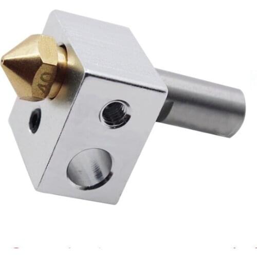 High Quality MK10 Extruder Kit M7 Nozzle Aluminum Heating Block PTFE Throat for 3D Printer