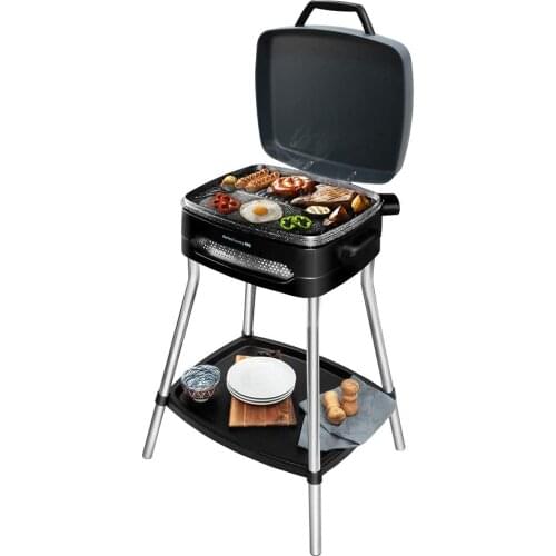 Cecotec PerfectSteak 4200 Way Electric Tabletop Barbecue 2400W Stainless Steel Grill Height Adjustable in 3 Levels Easy to clean