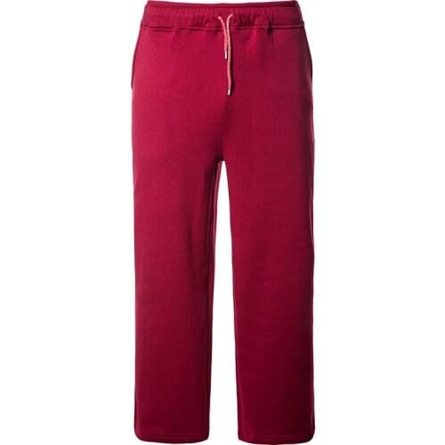 Hot2018 Outdoor autumn winter loose straight joggers sport trousers men training pants running gym jogging homme sweatpants