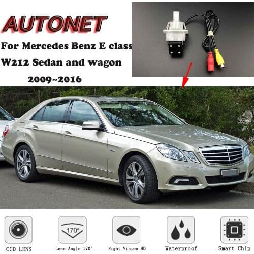 AUTONET Backup Rear View camera For Mercedes Benz E class W212 Sedan and wagon 2009~2016 Night Vision/license plate camera