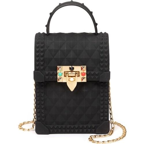 New Womens Handbags Fashion Ladies Rivet Mobile Phone Bags Womens Shoulder Bags Purses and Handbags