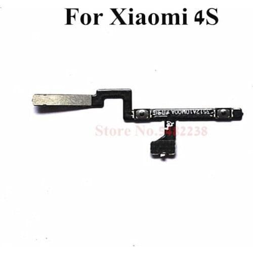 Original Power ON OFF Volume Side Buttons Flex cable For Xiaomi 4 4i 4S Mi4 Mi4S Mi4i M4 M4S M4i Side Key connector Replacement