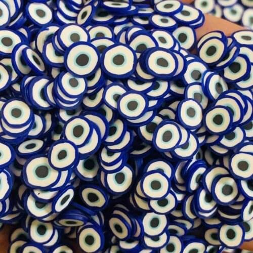 100g Purple Eyes Mixed Polymer Clay Halloween Shape Sprinkles for DIY Craft Slime Filling Nails Art Decoration Accessories